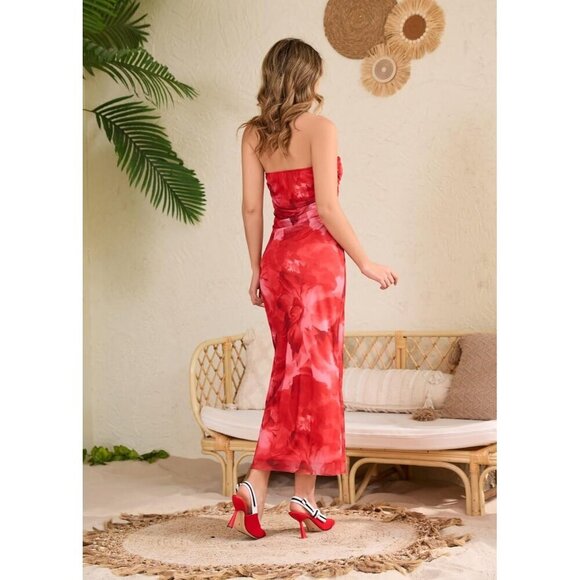 🆕Women Red Heels Pointed Toe High Heels Bowknot Knitted Dress Pumps Shoes - Picture 4 of 7